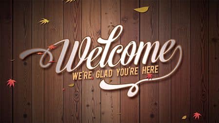 A welcoming church entrance